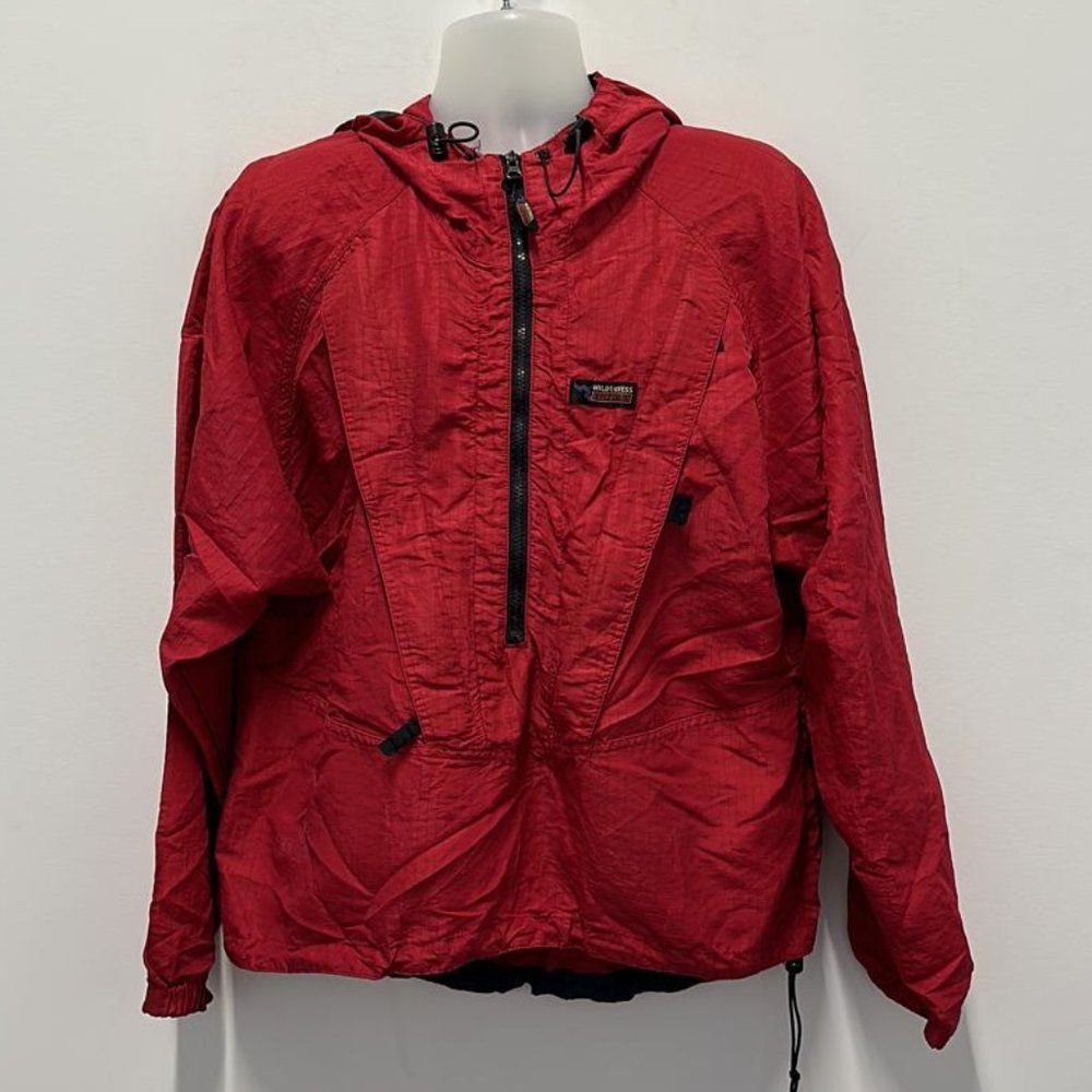 Wilderness Experience Red Outerwear Windbreaker J… - image 1
